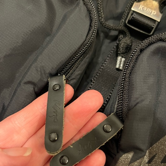 Kamp New York Black Nylon Backpack. - Picture 8 of 12